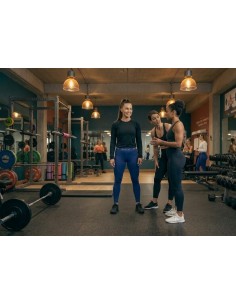 CALZA LARGA AZUL Y REMERA...