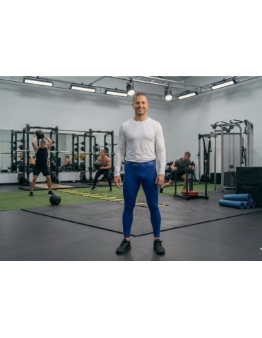 Combo remera termica AZUL + calza...