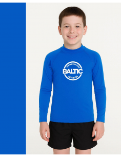 Remera Manga Larga lisa Azul