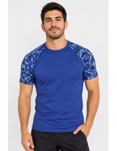 Remera Hawaii Flores Azul... 2