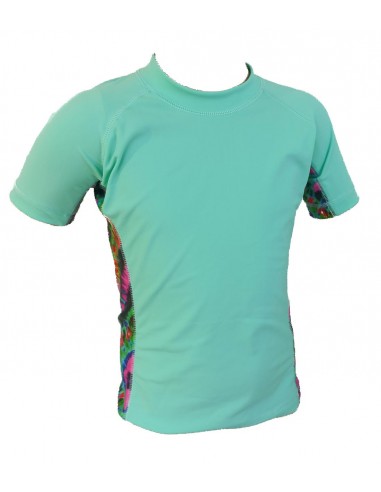 Remera Lycra Isy Verde combinada