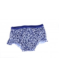 Bombacha Azul Marino flores...