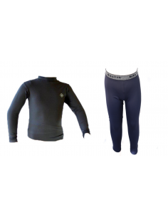 CALZA  GRIS LARGA Y REMERA...