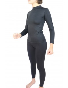 CALZA LARGA NEGRA Y REMERA...